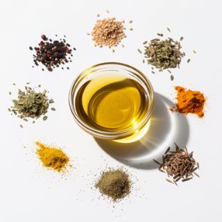 /2 Sesame Oil Or Avocado Oil Pepper, Oregano, Turmeric, Cumin, Etc