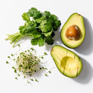 Sprouts, Cilantro, Avocado (Toppings)