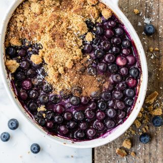 Grain-Free Blueberry Crisp