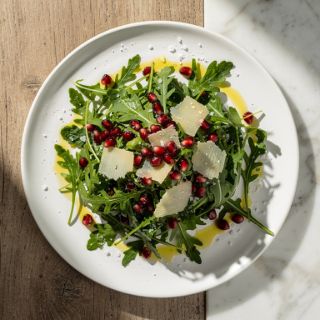 Arugula, Parmesan & Pomegranate