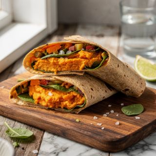 Southwestern Sweet Potato Wrap