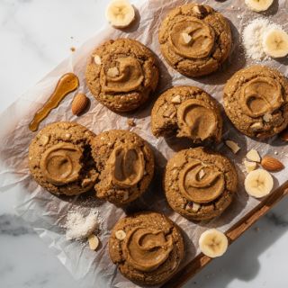 Almond Butter Banana Cookies