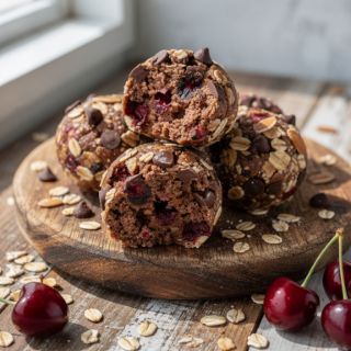 Cherry Chocolate Chip Bliss Balls