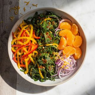Spicy Collard Slaw