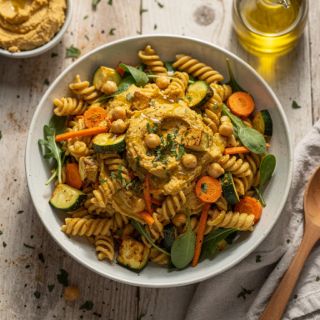 Hummus Pasta Salad
