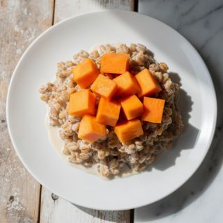 Tropical Papaya Overnight Grains