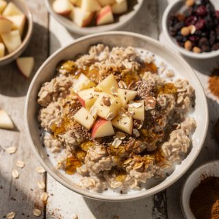 Baked Apple Cinnamon Oatmeal