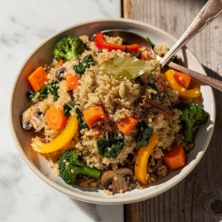 Stovetop Quinoa Pilaf