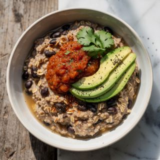 Chipotle Black Bean Oatmeal