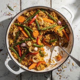 Baked Vegetable Biryani